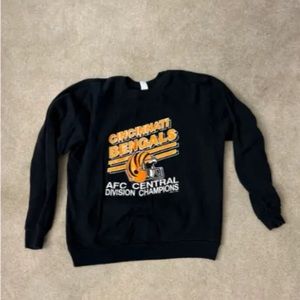 Vintage Cincinnati Bengals Crewneck Sweatshirt Men's XL AFC Central Division